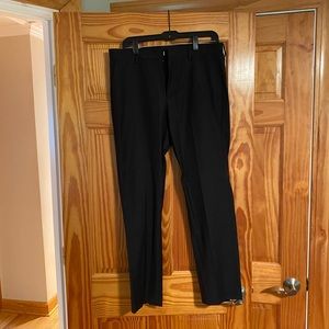 BLACK JCREW THOMPSON SLIM DRESS PANTS